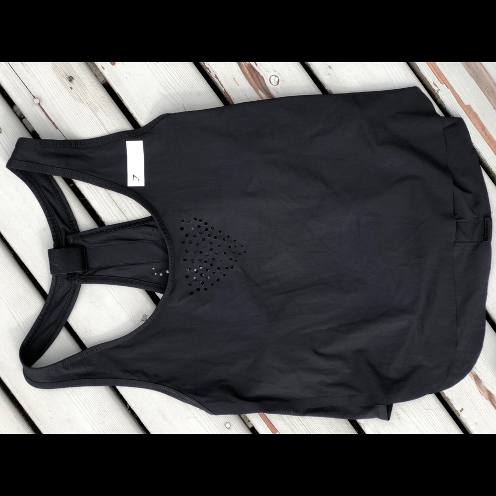 Black Gymshark tank top!